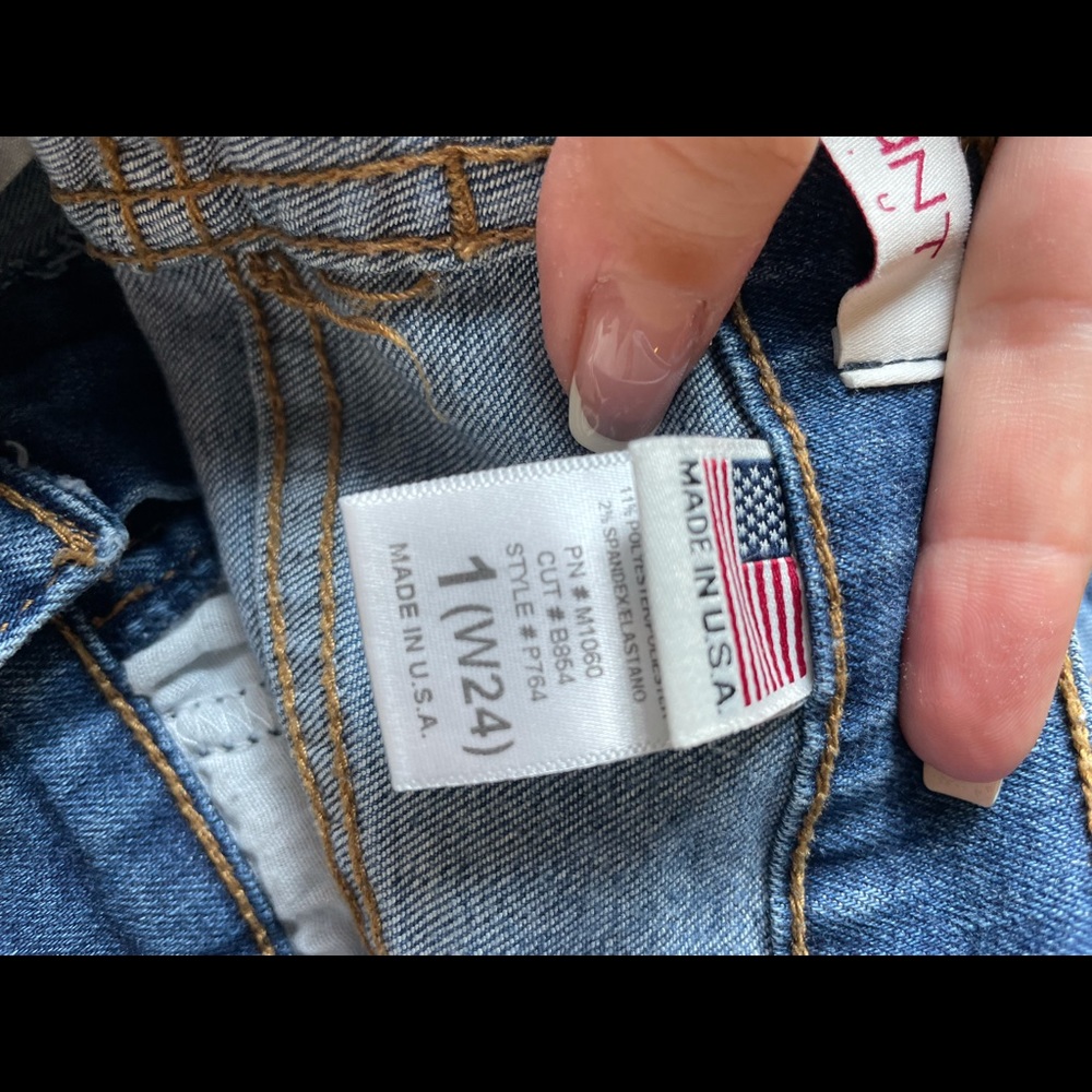 Low rise ripped jeans - Picture 2 of 5